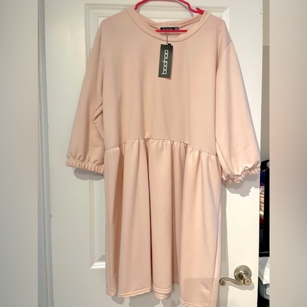 BooHoo Blush Pink Plus Size Dress size 20